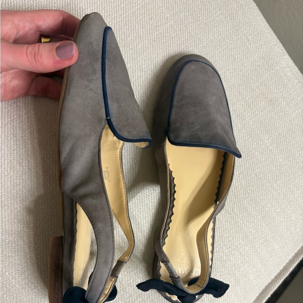 Crown & Ivy Gray and Navy Women's Loafers